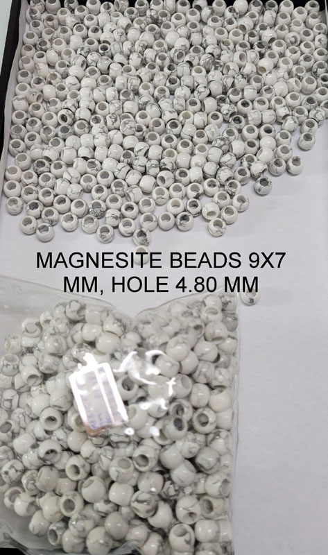 Magnesite Beads With Hole